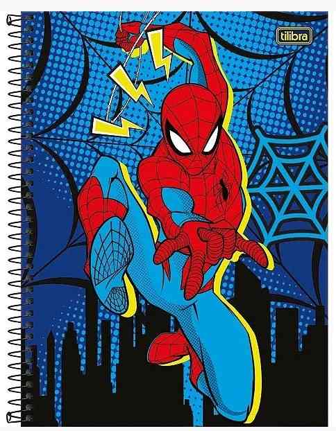 CADERNO 10X1 SPIDER MAN